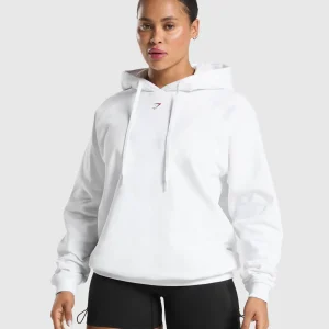 Online Gymshark Gym Bunny Oversized Hoodie White