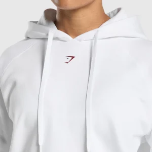 Online Gymshark Gym Bunny Oversized Hoodie White