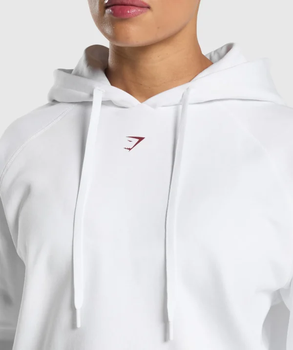 Online Gymshark Gym Bunny Oversized Hoodie White