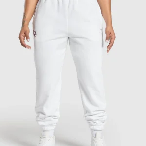 New Gymshark Gym Bunny Oversized Joggers White