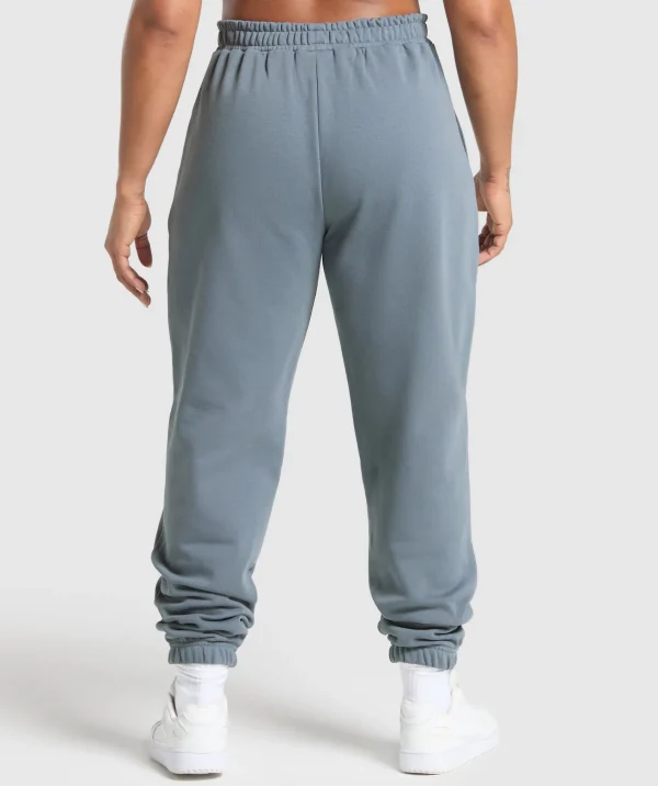 Best Gymshark Gym Bunny Oversized Joggers IronBlue