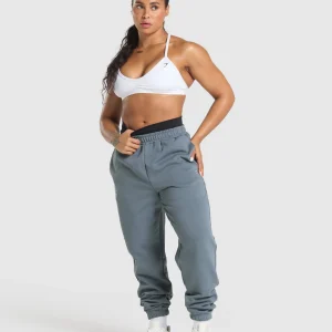 Best Gymshark Gym Bunny Oversized Joggers IronBlue