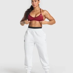 New Gymshark Gym Bunny Oversized Joggers White