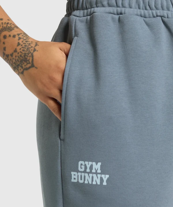 Best Gymshark Gym Bunny Oversized Joggers IronBlue