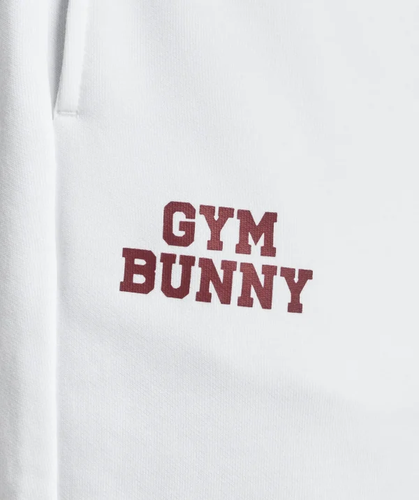 New Gymshark Gym Bunny Oversized Joggers White