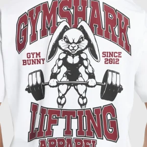 Fashion Gymshark Gym Bunny Oversized Tee White