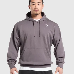 Best Gymshark Heavy Duty Apparel Hoodie BrushedPurple