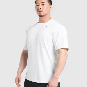 Sale Gymshark Heavy Duty Apparel T-Shirt White