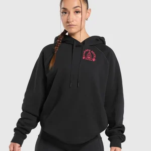 New Gymshark Heavy Duty Oversized Hoodie Black