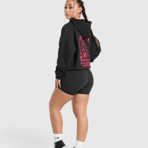 New Gymshark Heavy Duty Oversized Hoodie Black