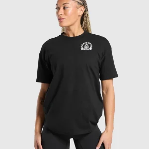 Best Gymshark Heavy Duty Oversized T-Shirt Black