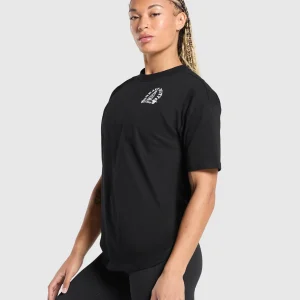 Best Gymshark Heavy Duty Oversized T-Shirt Black