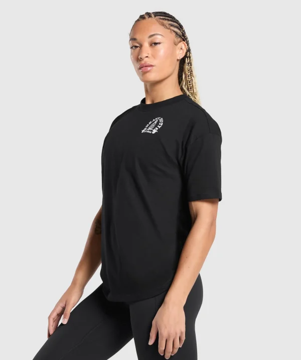 Best Gymshark Heavy Duty Oversized T-Shirt Black