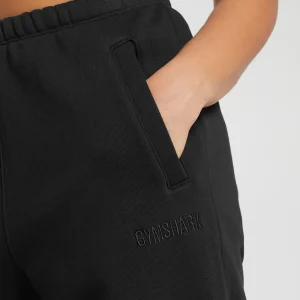 Online Gymshark Heavyweight Loopback Sweat Joggers Black