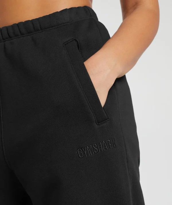 Online Gymshark Heavyweight Loopback Sweat Joggers Black