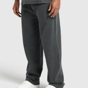 Discount Gymshark Heavyweight Ribbed Joggers AsphaltGrey