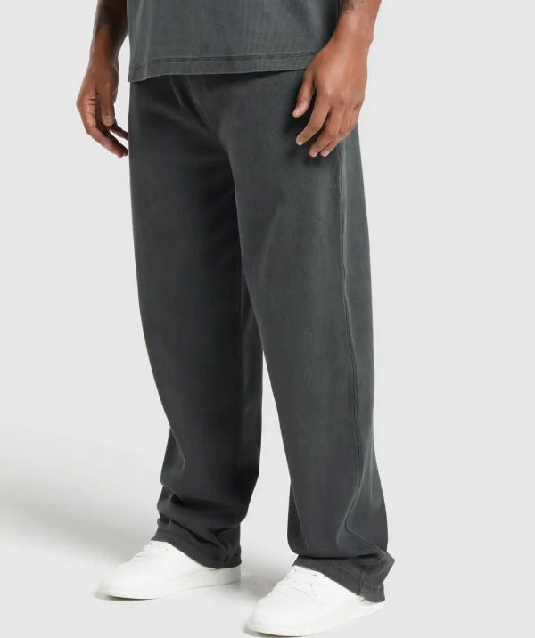 Discount Gymshark Heavyweight Ribbed Joggers AsphaltGrey