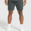 Clearance Gymshark Heavyweight Ribbed Shorts AsphaltGrey