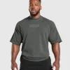 Fashion Gymshark Heavyweight T-Shirt Black