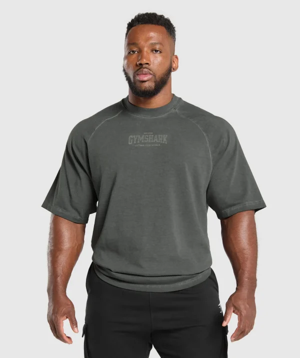 Fashion Gymshark Heavyweight T-Shirt Black