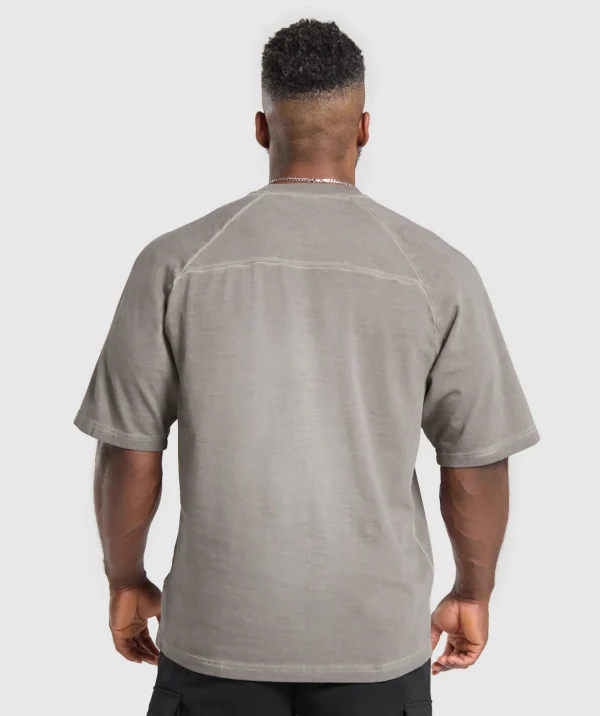 Best Gymshark Heavyweight T-Shirt MetalGrey/AsphaltGrey