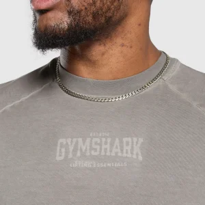 Best Gymshark Heavyweight T-Shirt MetalGrey/AsphaltGrey