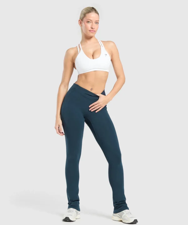 Online Gymshark Heavyweight Washed Leggings HeavyBlue