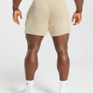 New Gymshark Heritage 5" Shorts DesertBeige