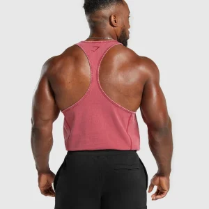 Clearance Gymshark Heritage Washed Stringer VintagePink