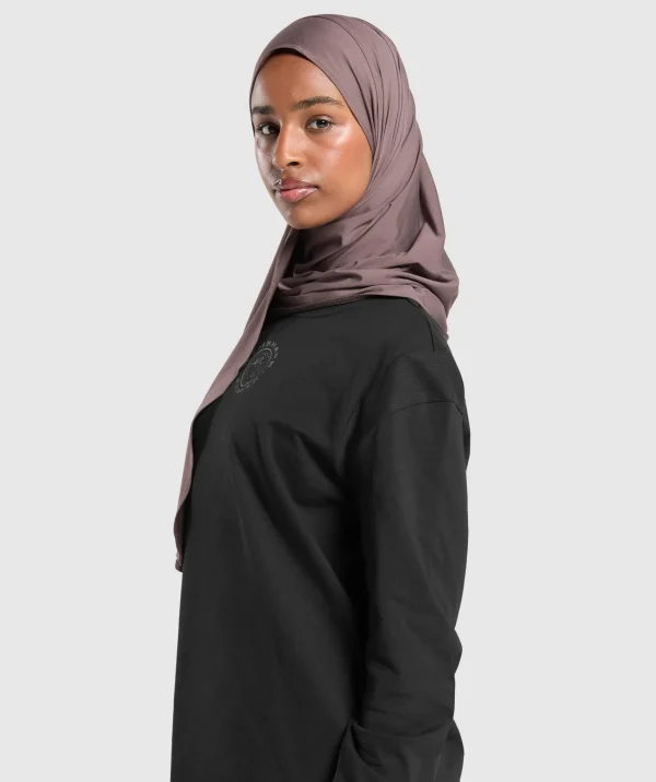 Outlet Gymshark Hijab SteelPurple