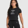 Discount Gymshark I Love Squats Baby T-Shirt Black