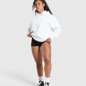 Clearance Gymshark I Love Squats Hoodie White