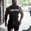 New Gymshark Impact Drop Arm Tank Black