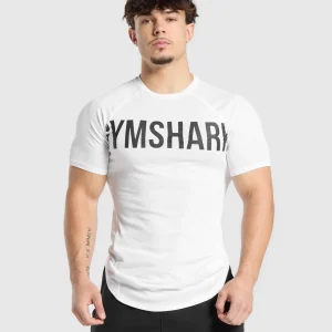 New Gymshark Impact Muscle T-Shirt White