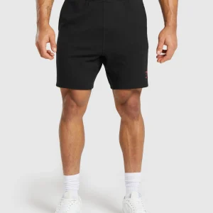 Sale Gymshark Impact Shorts Black/VividRed