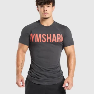 Sale Gymshark Impact T-Shirt OnyxGrey