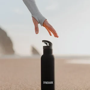 Discount Gymshark Insulated Straw Flask Black