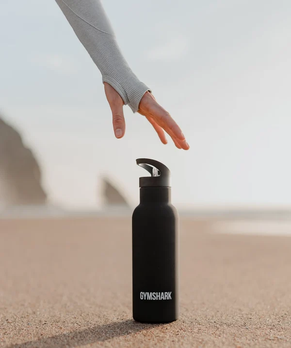 Discount Gymshark Insulated Straw Flask Black