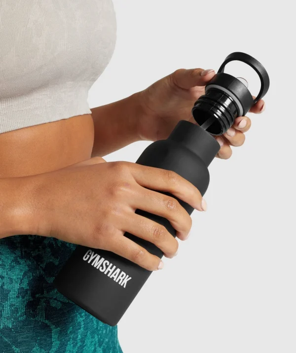 Discount Gymshark Insulated Straw Flask Black