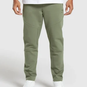 Online Gymshark Interlock Tech Joggers BaseGreen