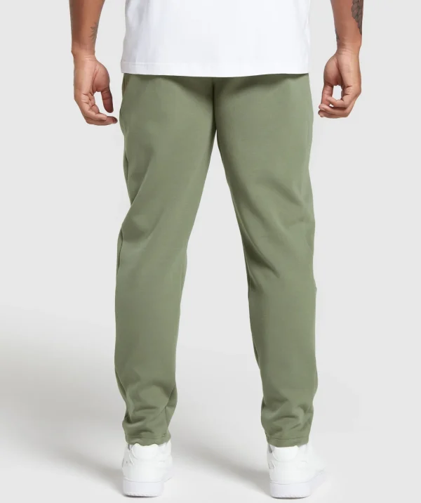 Online Gymshark Interlock Tech Joggers BaseGreen