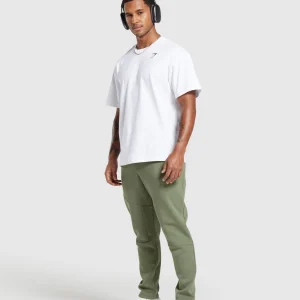 Online Gymshark Interlock Tech Joggers BaseGreen