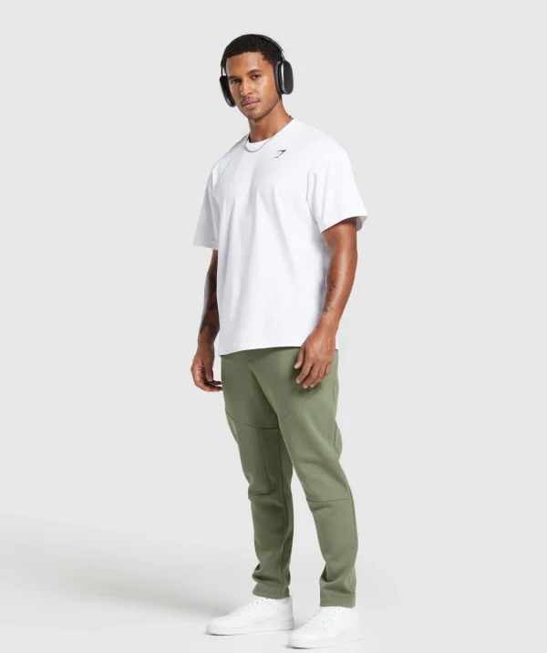 Online Gymshark Interlock Tech Joggers BaseGreen