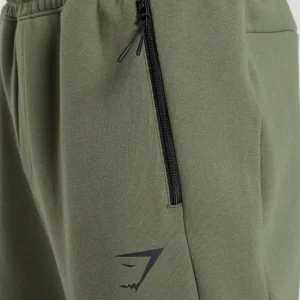 Online Gymshark Interlock Tech Joggers BaseGreen