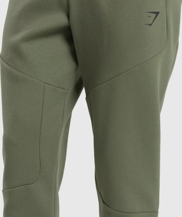 Online Gymshark Interlock Tech Joggers BaseGreen