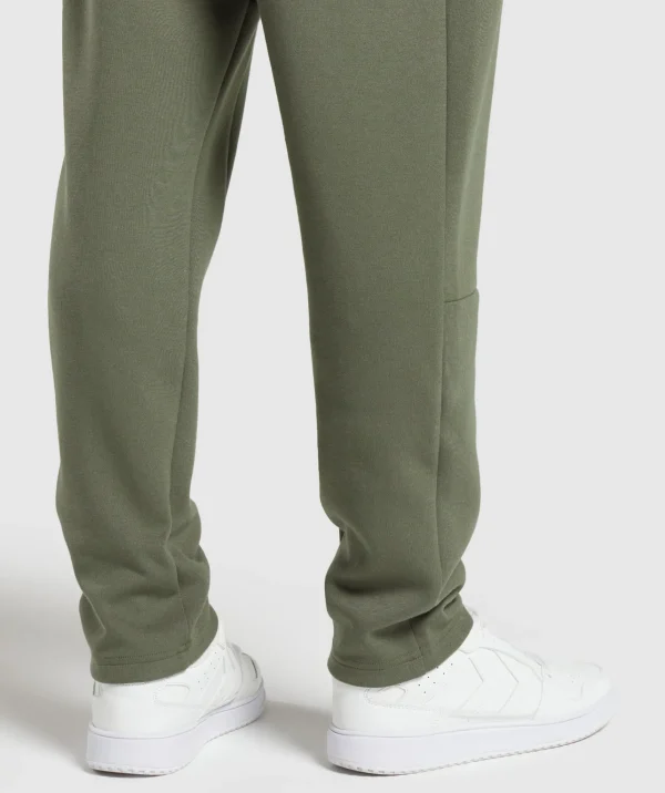 Online Gymshark Interlock Tech Joggers BaseGreen