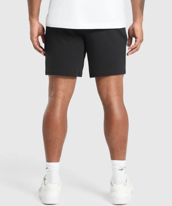 Outlet Gymshark Interlock Tech 6" Shorts Black