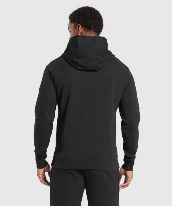 Best Gymshark Interlock Tech Zip Up Hoodie Black