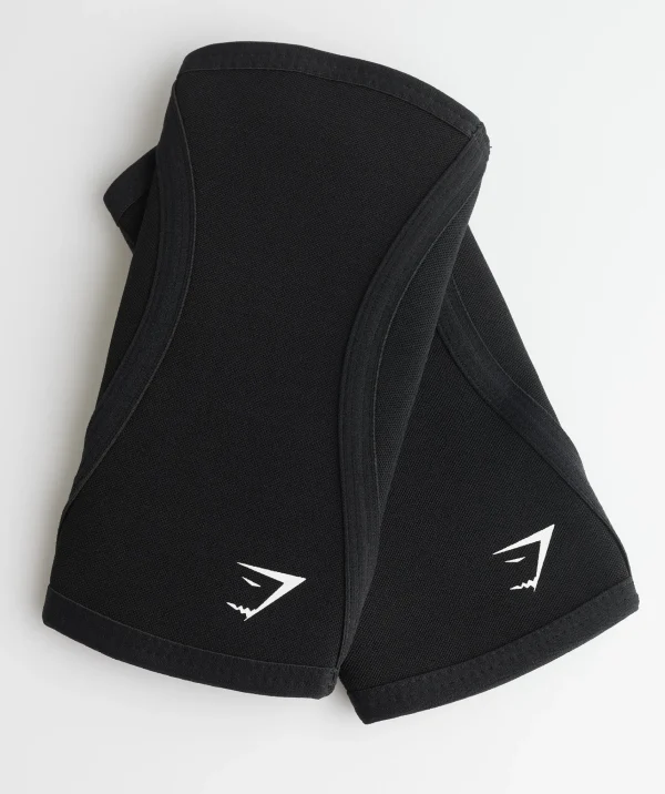 Hot Gymshark Knee Sleeves 3mm Black