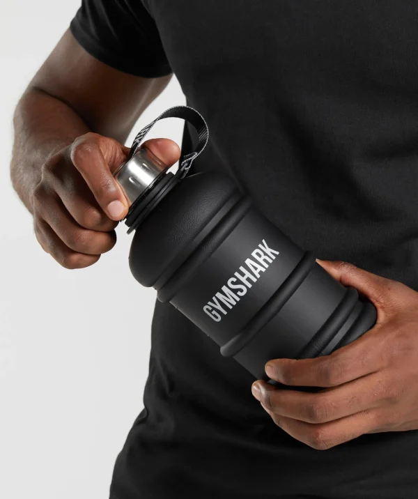 Clearance Gymshark 1L Water Bottle Black